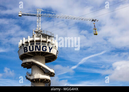 Tour Bungy sur la jetée de Scheveningen, à La Haye, Hollande méridionale, Pays-Bas, Europe Banque D'Images