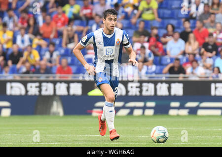 Barcelone, Espagne. 06Th Sep 2019. Marc Roca de RCD Espanyol pendant le match RCD Espanyol v Granada CF, de la saison 2019/2019, LaLiga, date 3. RCDE Stadium. Credit : PRESSINPHOTO/Alamy Live News Banque D'Images