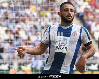 Barcelone, Espagne. 06Th Sep 2019. Barcelone, 01-09-2019. LaLiga 2019/ 2020, date 3. Espanyol-Granada. Matias Vargas de Espanyol : Crédit Photos Pro/Alamy Live News Banque D'Images