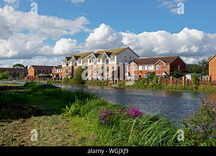 L'Stainforth et Keadby Canal, Thorne, South Yorkshire, Angleterre, Royaume-Uni Banque D'Images