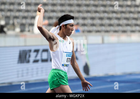 Berlin, Allemagne 01. Septembre 2019 : ISTAF - Athlétisme - 2019 Takashi Eto (JPN) | conditions dans le monde entier Banque D'Images