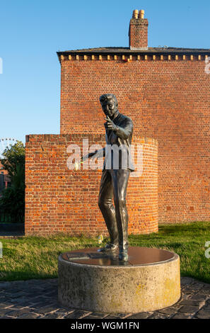 Statue de Billy Fury au Royal Albert Dock de Liverpool Banque D'Images