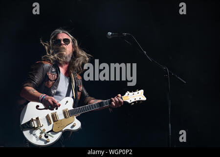 Israel Nash jouant à la fin du Road festival 2019 Banque D'Images