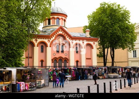 Église orthodoxe de Saint-Paraskeva à Vilnius, Lituanie Banque D'Images