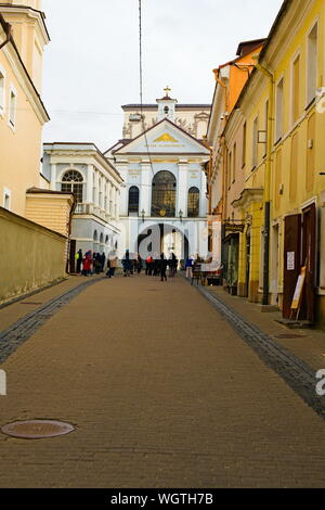 Porte de l'Aurore à Vilnius, Lituanie Banque D'Images