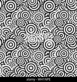 Motif de cercles géométriques Abstract background design - illustration vecteur de couleur à partir de cercles concentriques Illustration de Vecteur