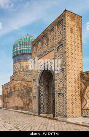 Mosquée Bibi-Khanym, Samarkand, Ouzbékistan Banque D'Images