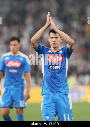 HIRVING LOZANO durant la Juventus vs Napoli, Turin, Italie, 31 août 2019, le football italien Serie A Football Championnat Hommes Banque D'Images