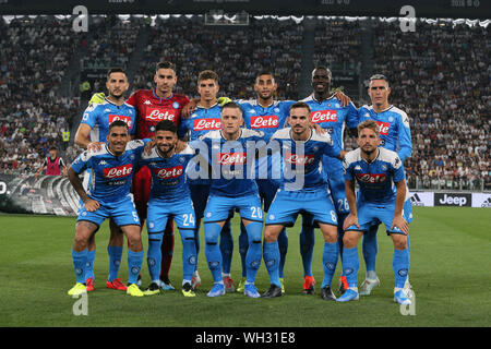 NAPOLI Napoli Vs Juventus durant FORMAZIONE, Turin, Italie, 31 août 2019, le football italien Serie A Football Championnat Hommes Banque D'Images