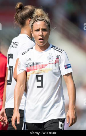 Kassel, Allemagne. Août 31, 2019. Svenja HUTH (D), la moitié de la figure, la moitié de la figure, à la verticale, le soccer Laenderspiel, les femmes, la qualification de l'euro, l'Allemagne (GER) - Monténégro (MNE) 10 : 0, le 31.08.2019 à Kassel/Allemagne. ¬ | Conditions de crédit dans le monde entier : dpa/Alamy Live News Banque D'Images