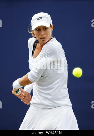 2017 International Aegon, Eastbourne, Angleterre. Varvara Lepchenko de USA en action contre Risa Ozaki du Japon. Dimanche 25, juin 2017 - Devonshire P Banque D'Images