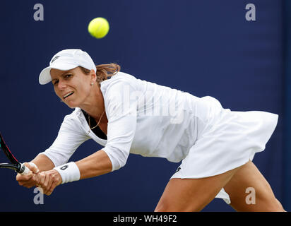 2017 International Aegon, Eastbourne, Angleterre. Varvara Lepchenko de USA en action contre Risa Ozaki du Japon. Dimanche 25, juin 2017 - Devonshire P Banque D'Images