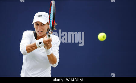 2017 International Aegon, Eastbourne, Angleterre. Varvara Lepchenko de USA en action contre Risa Ozaki du Japon. Dimanche 25, juin 2017 - Devonshire P Banque D'Images