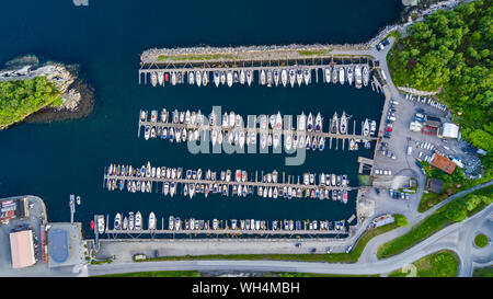 Alesund Vue aérienne de Fjellstua Utsiktspunkt ou vue sur le mont Aksla Fjellstua à Alesund, Norvège Banque D'Images