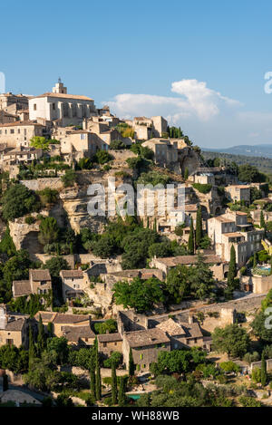 Gordes le village le plus visité de Provence France Banque D'Images