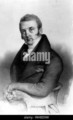 Daniel François Esprit Auber 1838 (1782-1871). Compositeur français, fils d'un Paris imprimer-vendeur, est né à Caen en Normandie.. . Banque D'Images