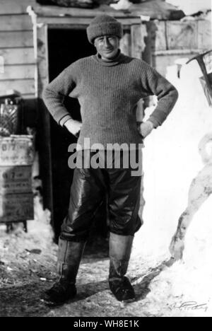 Portrait du Dr Wilson à la porte d'hut Octobre 1911. En 1910, Wilson a mis le cap sur le Terra Nova, en vertu de Scott, en tant que chef du personnel scientifique. De l'Antarctique : le dernier continent par Ian Cameron page 33. Banque D'Images