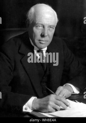 Lord Ashfield, le Très Honorable Sir Albert Henry Stanley, 1er baron Ashfield, (1874-1948). Directeur Général, puis président de l'Underground Electric Railways Company de Londres et plus tard président du Conseil au cours de Passagers Transport de Londres le métro de Londres est plus grande période d'expansion.. . Banque D'Images