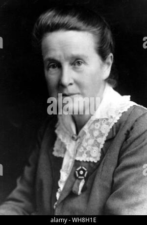 Dame Millicent Fawcett (1847-1929). Non-Militant britannique pionnier suffragette. Elle a été la seule qui a vécu à suffragette pioneer voir ses idéaux réalisés. Banque D'Images