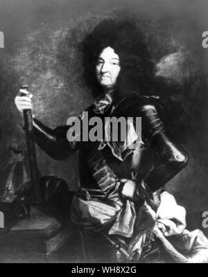 Louis XIV par Hyacinthe Rigaud Banque D'Images