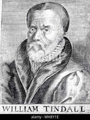 William Tyndale 1494-1536 traducteur anglais de la Bible Banque D'Images