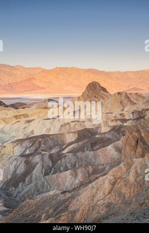 Dans Zabriskie Point Death Valley National Park, California, États-Unis d'Amérique, Amérique du Nord Banque D'Images