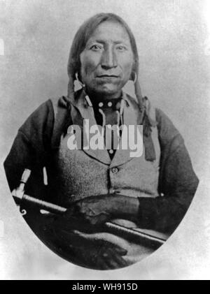 Guipa'go ou Lone Wolf, c.1870.. Grand chef et leader. Banque D'Images