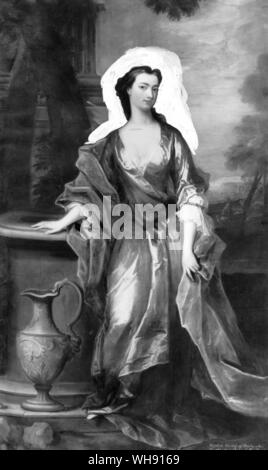 Elizabeth (fille de John Churchill, duc de Marlborough) 1687-1714, la peinture de Sir Godfrey Kneller Banque D'Images