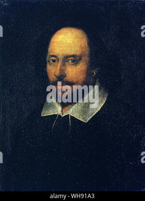 William Shakespeare. Le Portrait Chandos Banque D'Images