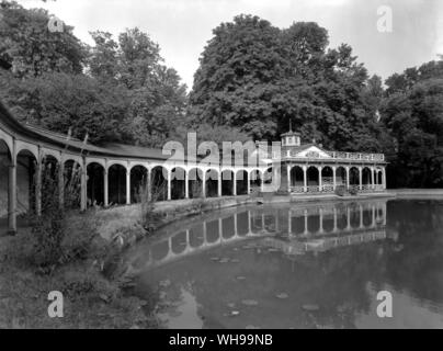 Les produits laitiers chinois à Woburn, construit par Henry Holland en 1787 pour le duc de Bedford. Banque D'Images