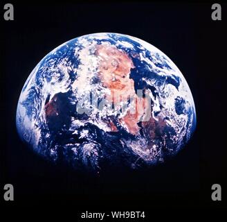 La terre de l'espace de l'espace Banque D'Images