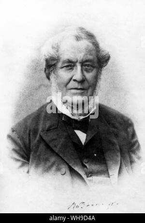 Robert Wilhelm Bunsen, chimiste allemand et physisist. Ainsi que le bec Bunsen, il a inventé le photomètre sur place, d'une cellule. (1811-1899). Banque D'Images