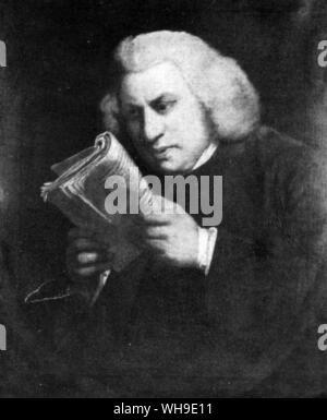 Samuel Johnson ('Dr Johnson') (1709-1784). Lexicographe anglais, auteur et critique. Banque D'Images