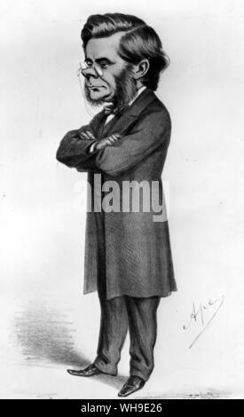 Thomas Henry Huxley (1825-1895), humaniste et scientifique anglais. Banque D'Images
