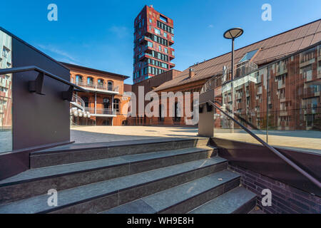 Les bâtiments modernes de Hafencity, Hambourg, Allemagne Banque D'Images