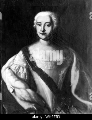 Élisabeth, impératrice de Russie (1709-62) de 1741. Fille de Pierre le Grand. Banque D'Images