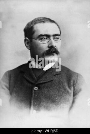 Rudyard Kipling (1865-1936), écrivain anglais, né en Inde. Banque D'Images