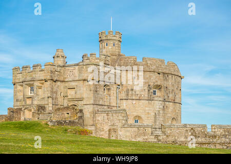 Le Château de Pendennis, Falmouth, Cornwall, Angleterre, Royaume-Uni, Europe Banque D'Images