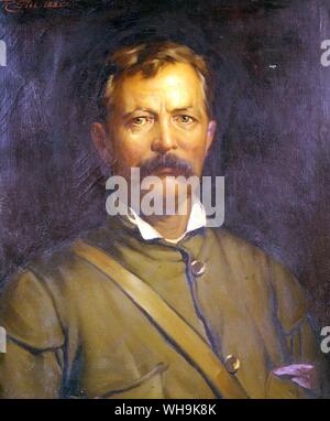 Henry Morton Stanley 1841-1904 Anglo American explorer et journaliste né au Pays de Galles Banque D'Images