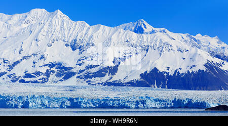 Glacier Hubbard, le Désenchantement Bay, Alaska, États-Unis d'Amérique, Amérique du Nord Banque D'Images