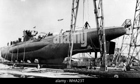 WW2 : à base de sous-marin allemand l'allemand en France, 1941. Banque D'Images