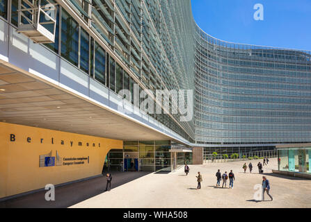 Bâtiment du siège de la Commission européenne, l'Union européenne Bâtiment Berlaymont, Bruxelles, Belgique, Europe Banque D'Images