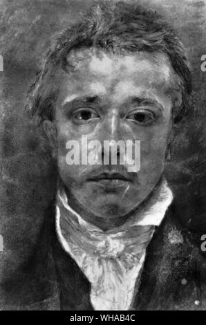 Self Portrait par Samuel Palmer 1805-1881 Banque D'Images