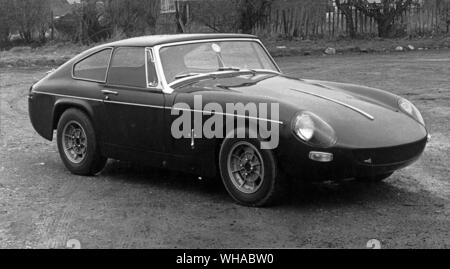 1969 Austin Healey Sprite avec Le Mans carrosserie coupé par la Lenham Motor Company Banque D'Images