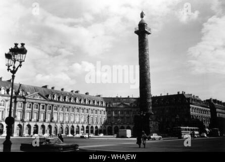 Paris. Place Vendôme Banque D'Images