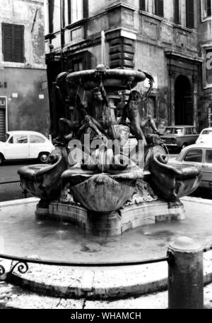 La fontaine des tortues dans la Piazza Mattei Banque D'Images