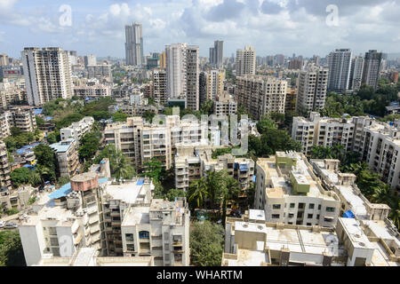 L'Inde, Mumbai, gratte-ciel en suburb Goregoan Banque D'Images