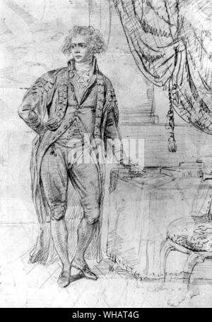 William Pitt 1759-1806. Premier ministre. Isaac Cruickshank Banque D'Images