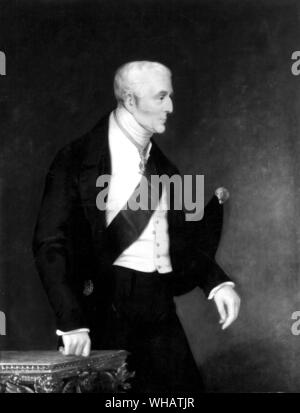 Arthur Wellesley, 1er duc de Wellington. Un d'Orsay 1845. 1769-1852. Arthur Wellesley, fils du comte de Mornington, est né à Dublin en 1769. Après ses études à Eton et à l'école militaire à Angers il a reçu une commission dans le 73e Infanterie. Wellesley a finalement obtenu le grade de capitaine et devient aide de camp du Lord-Lieutenant d'Irlande. Banque D'Images