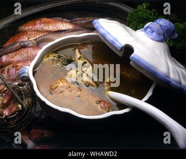 Resto italien par Robin Howe. . Brodette dei Pescatori DELL' ADRIATICO.. Soupe du pêcheur de la mer Adriatique. Banque D'Images